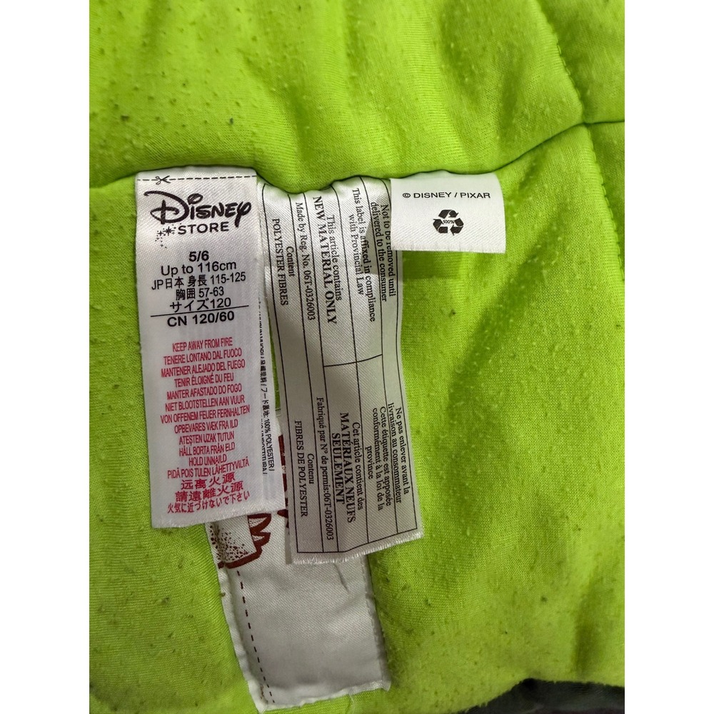 Disney Store The Good Dinosaur Arlo Green Hooded Field Jacket Kids Size 5/6 - Picture 6 of 7
